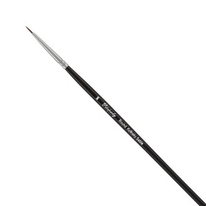 Creative Mark Rhapsody Kolinsky Sable Brushes for Professional Watercolorists - Round  Excellent Spring, Full Belly, Split-Proof Points, Chrome - 1 of 4
