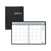 2024-2025 House of Doolittle 8.5" x 11" Academic Monthly Planner Leatherette Cover Black (26502-25) - image 2 of 4