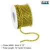 Unique Bargains DIY Clothing Decoration Crystal Rhinestone Sew on Close Claw Chain Trim - 2 of 4