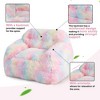 WhizMax Giant Bean Bag Chair for Adults, Colorful Bean Bag Sofa with Armrest, Soft Plush Foam Filled Beanbag Sofa for Living Room - image 3 of 4