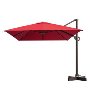Crestlive Products 10'x 13' Patio Offset Cantilever Umbrella High-strength Aluminum Pole with 360°Rotation 5 Heights Adjustable Umbrella - 1 of 4