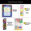 Global Printed Products Hardcover AY 2025-2026 Fashion Planner - 8.5"x11" (Colorful Butterflies) - 2 of 4
