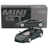 Bugatti EB110 GT Verde Scuro Dark Green Metallic Limited Edition 1/64 Diecast Model Car by Mini GT - 4 of 4