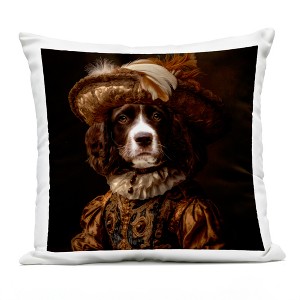Stupell Industries Canine Crown Prince Outdoor Decorative Throw Pillow, 18 x 18 - 1 of 3