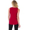 Rekucci Women’s Ultra Soft Sleeveless Tank with Chic Front Zipper – Stylish, Comfortable Top for Work, Travel, or Casual Wear - 3 of 4