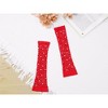 INSPIRE CHIC Women's Long Elastic Mesh Rhinestone Cosplay Net Half Finger Sleeves Gloves for Female Dance Party 1Pair - 4 of 4
