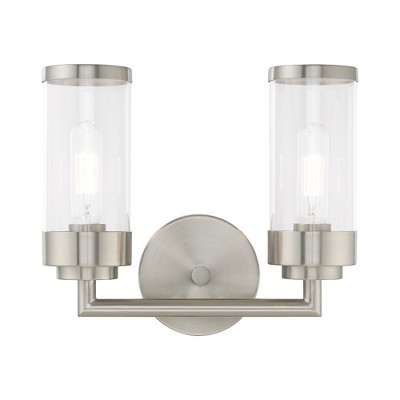 Livex Lighting Hillcrest 2 - Light Vanity in  Brushed Nickel