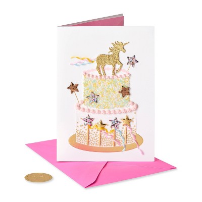 Unicorn Cake Card - PAPYRUS