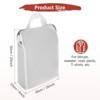 Unique Bargains Mesh Zipper Handle Laundry Bags 1 Pc White - 3 of 4