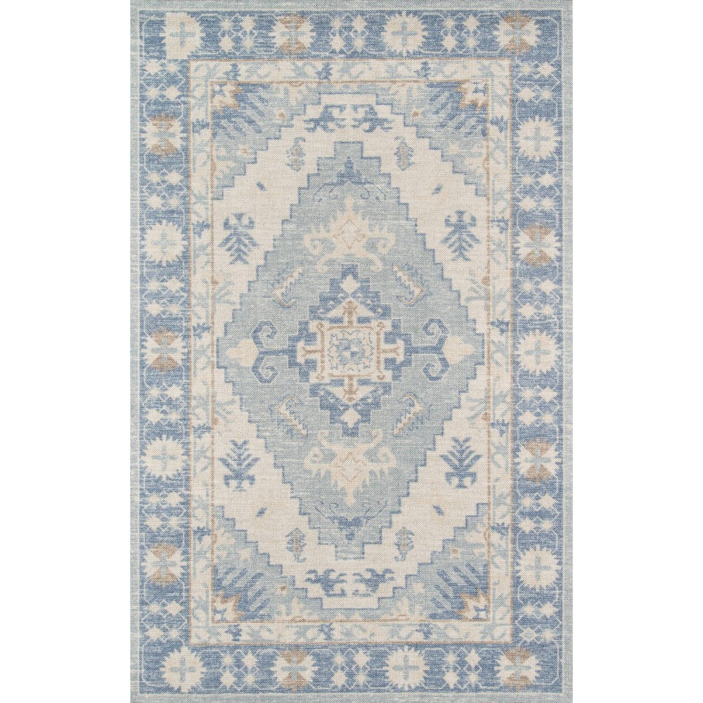 9'8inx12'7in Anatolia Luz Area Rug Blue - Momeni
