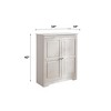 RealRooms Cubrix Solid Wood 2 Door Closed Storage Cabinet - 4 of 4