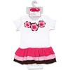Pavilion Gift Company - Strawberry Sundae - 9-12 Months Onesie Dress - Leotards and Bodysuits - 3 of 4