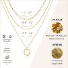 Summit Adventure Layered Gold Necklaces for Women – 14K Gold Plated/Silver Stackable Chains, Trendy Jewelry Set Gift - 3 of 4