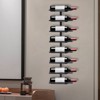 YIYIBYUS Black Wine Rack, Wall Mounted Stemware Holder for Cabinet Kitchen Bar - 2 of 4
