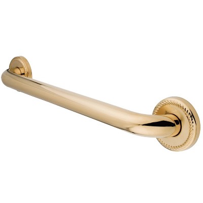  12" Laurel Decorative Grab Bar Polished Brass - Kingston Brass 