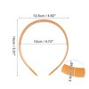 Unique Bargains Women's Classic Frosted Wide-Brimmed Headband 4.72" ID 1 Pc - 3 of 4