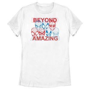 Women's Spider-Man: Beyond Amazing 3D Masks T-Shirt - 1 of 4