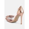 Erika Metallic Embellished Clear Pumps - 4 of 4
