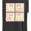 Women's - Spongebob Squarepants - Cute Face Grid Short Sleeve Graphic T-Shirt - 2 of 4