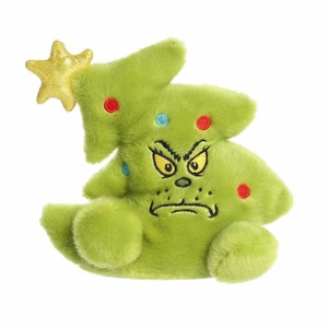 Aurora Mini Grinch Tree Palm Pals Dr. Seuss Festive Stuffed Animal Green 5" - 1 of 4