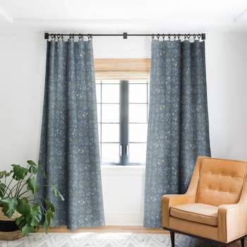Wagner Campelo CONVESCOTE Blue Single Panel Sheer Window Curtain - Deny Designs