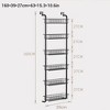 Acekool Over the Door Pantry Organizer, 6-Tier Heavy Duty Metal Hanging Storage Rack for Kitchen - 2 of 4