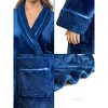 PAVILIA Soft Plush Women Fleece Robe, Cozy Warm Housecoat Bathrobe, Fuzzy Female Long Spa Robes - 4 of 4