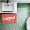 Stupell Industries Red Vintage Merry Christmas Printed Plush Bath Mat And Bath Rug, Design By Chad Barrett, 18"X30" - 3 of 4