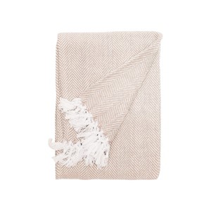 EY Essentials Torin Rosewood 50" x 70" Fringe Throw Blanket - 1 of 3