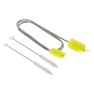 Unique Bargains Flexible Durable Rotatable Bristles Tube Cleaning Brush 1 Set - 1 of 3