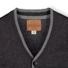 Hope & Henry Boys'  Tipped Cardigan with Elbow Patches, Infant - 2 of 4