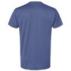 OUTSIDE THE WIRE Leatherneck for Life Heather Royal Left Chest Eagle, Globe, and Anchor Established Performance T-Shirt- Black Logo - 2 of 3