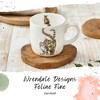 Royal Worcester Wrendale Designs 14 oz Mug, Feline Fine with Cat Illustrations - Floral Mug - Microwave, Dishwasher Safe, Fine Bone China Drinkware - 2 of 4