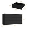 Famapy Contemporary Minimalist 9 - Drawer Dresser Chest , Spacious Storage for Bedroom/Living Room - 3 of 4