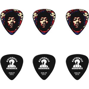 Dunlop Jimi Hendrix '69 Psych Series Guitar Picks & Tin - 1 of 3