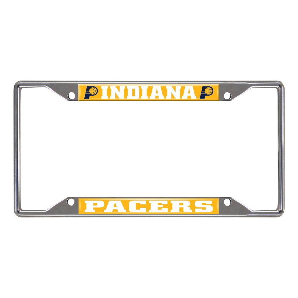 NBA Indiana Pacers Stainless Steel License Plate Frame