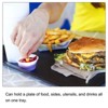 Unique Bargains Plastic Rectangle Reusable Fast Food Dining Areas Serving Trays - 4 of 4