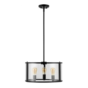 Manlen 3 Light 18" Pendant - PND4116 - Bronze - Safavieh - 1 of 4