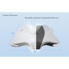 LISM Contour Bed Pillow,Adjustable Bed Memory Foam Pillows for Side Back Stomach Sleeper - 2 of 4