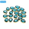 Unique Bargains Glass Craft Embellishments Flat Back Four Claws Teardrop Gems 20 Pcs - 3 of 4