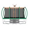 HFYee 1214/8*14FT Round Jump Trampoline Enclosure & Ladder for Backyard Fitness for Ages 8+ - 3 of 4