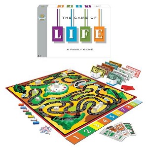 Winning Moves Board Games USA The Game of Life 1960 Edition – Classic Gameplay with Spinner, Mountains, Careers, Insurance, for 2-6 Players, Ages 10+ - 1 of 2