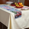 Unique Bargains Christmas Table Runner Polyester Multicolor 71x14 Inch 1 Pc - 2 of 4
