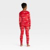 Kids' 2pc Long Sleeve Christmas Snuggly Soft Pajama Set - Cat & Jack™ - 2 of 4