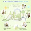 VYNXARIA 6 - in - 1 Toddler Slide and Swing Set: Green Edition with Soccer Goal, 2 Basketball Hoops & Ring Toss - 2 of 4