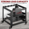 Wall Mount Server Rack for Organizing Equipment with Lockable Wheels, Fan, Shelves, 440 lb. Capacity - 4 of 4