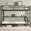 Full Over Twin Bunk Bed with Desk and Shelves - 3 of 4