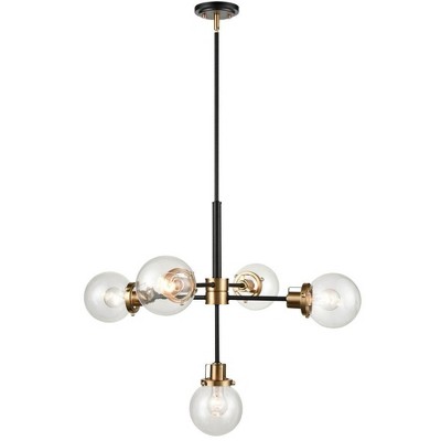 Millennium Lighting Mellrosa 5 - Light Pendant in  Matte Black/Modern Gold