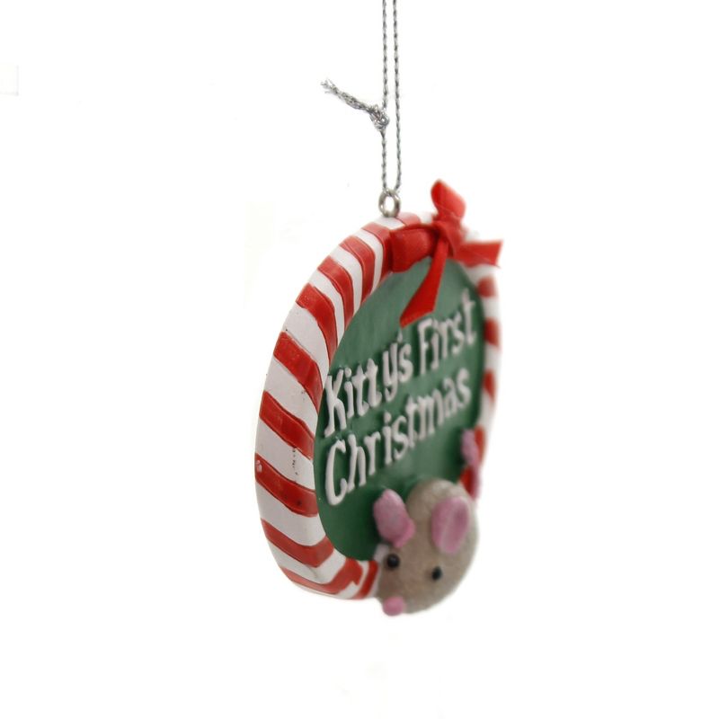 Midwest CBK 2.5 Inch Pets First Christmas Cat Mouse, 2 of 3