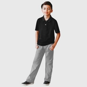City Threads Boys Soft Cotton 3-Pocket Jersey Pants - UPF 50+ - USA-Made - 1 of 4